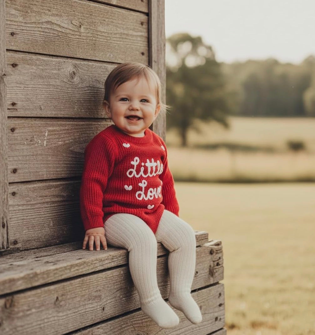 Little Love Knitted baby romper