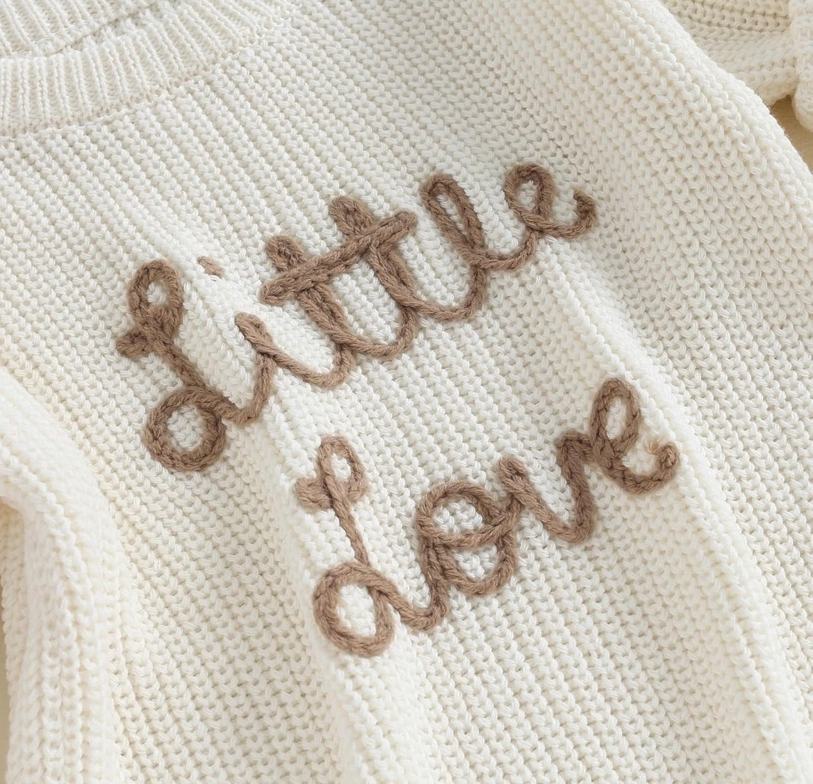 Little love knitted jumper