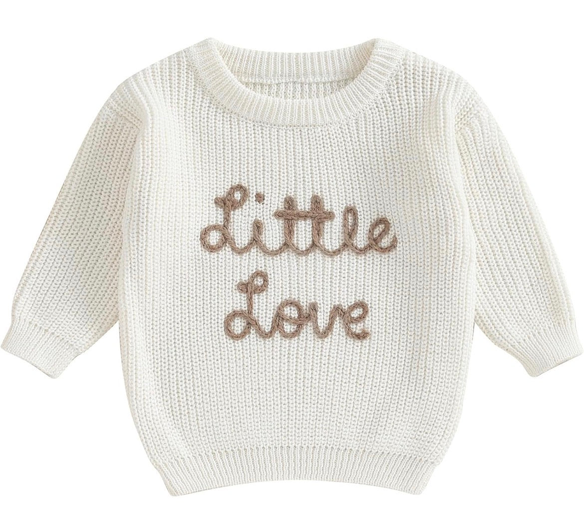 Little love knitted jumper