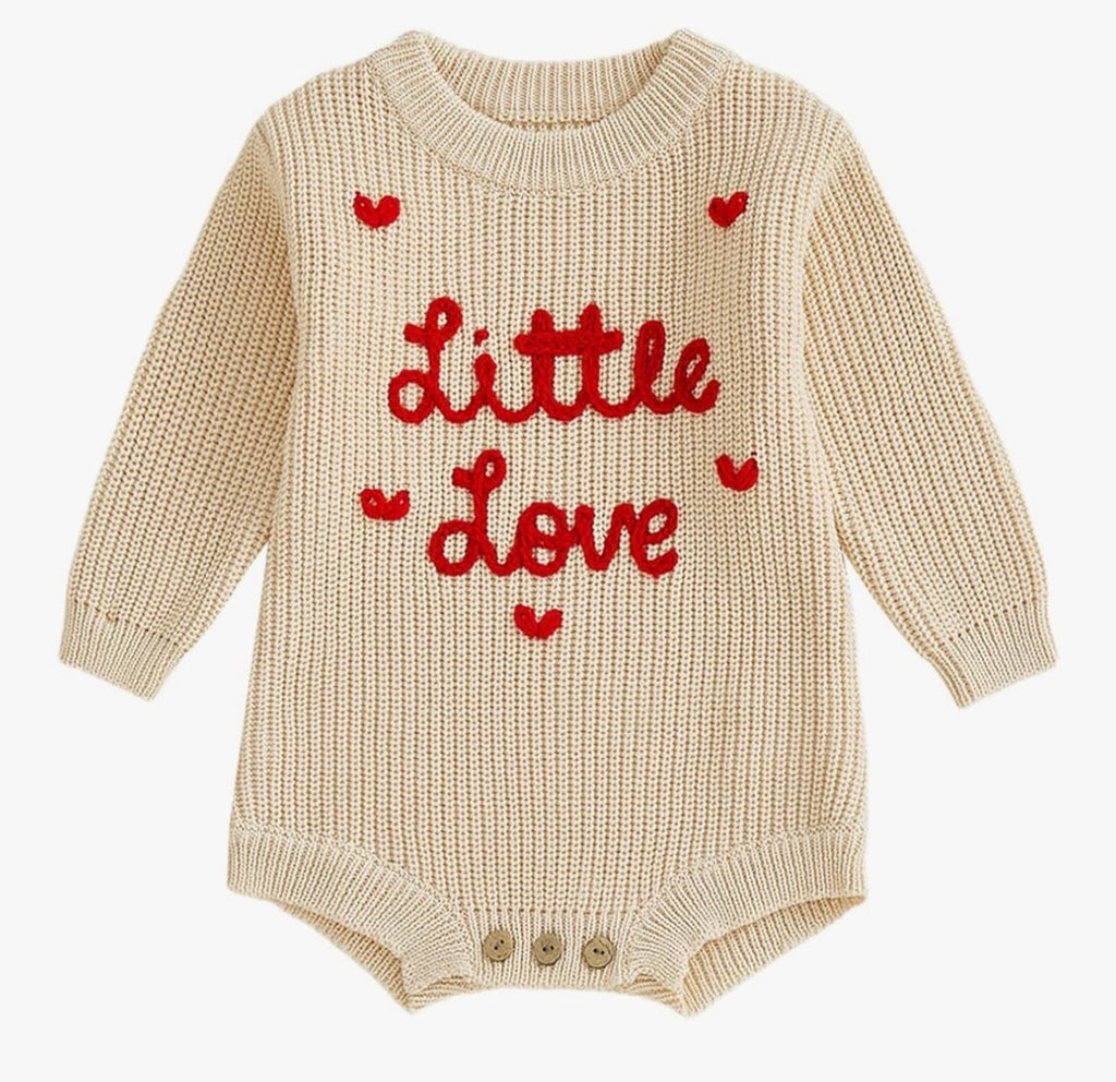 Little Love Knitted baby romper
