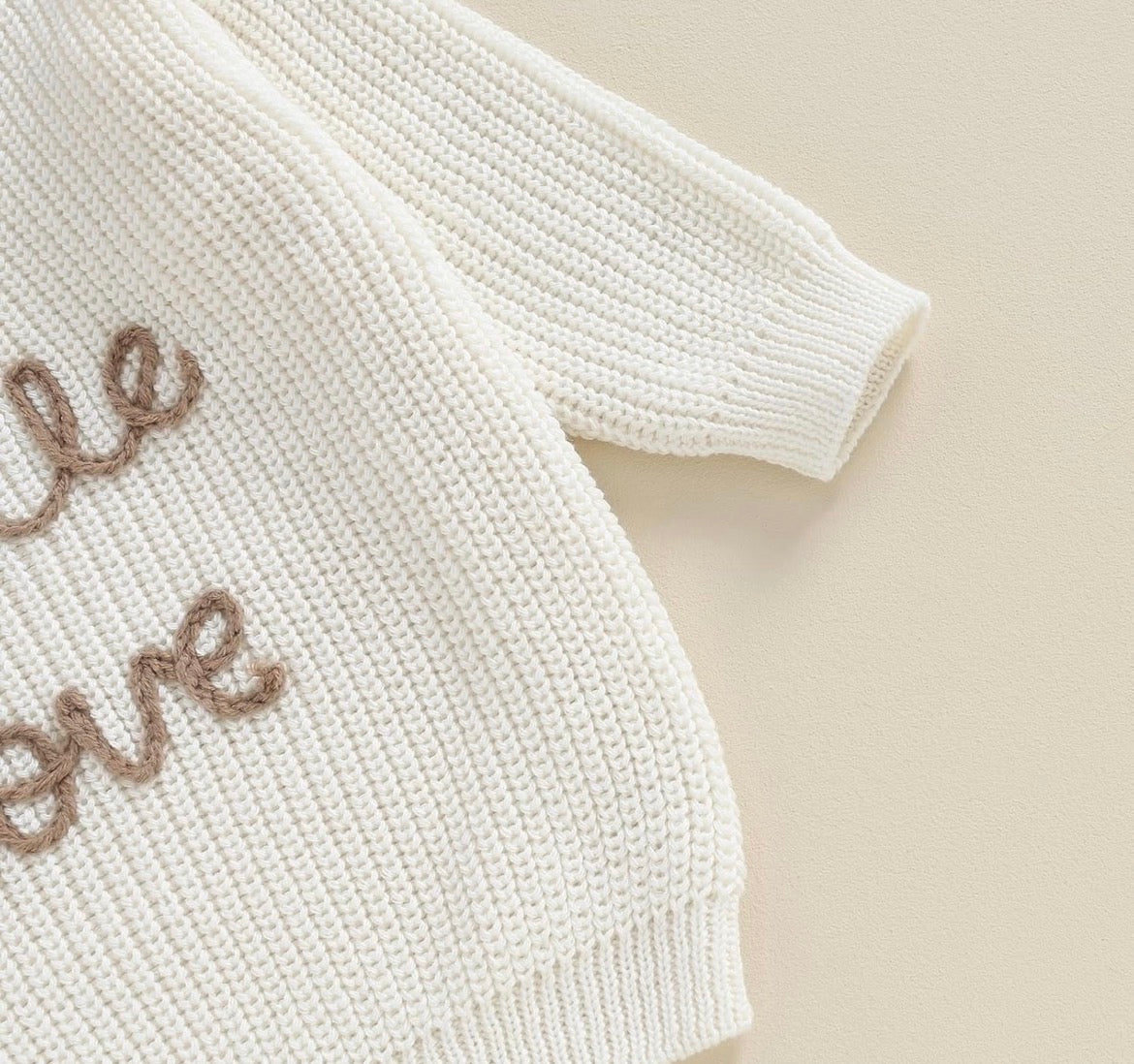 Little love knitted jumper