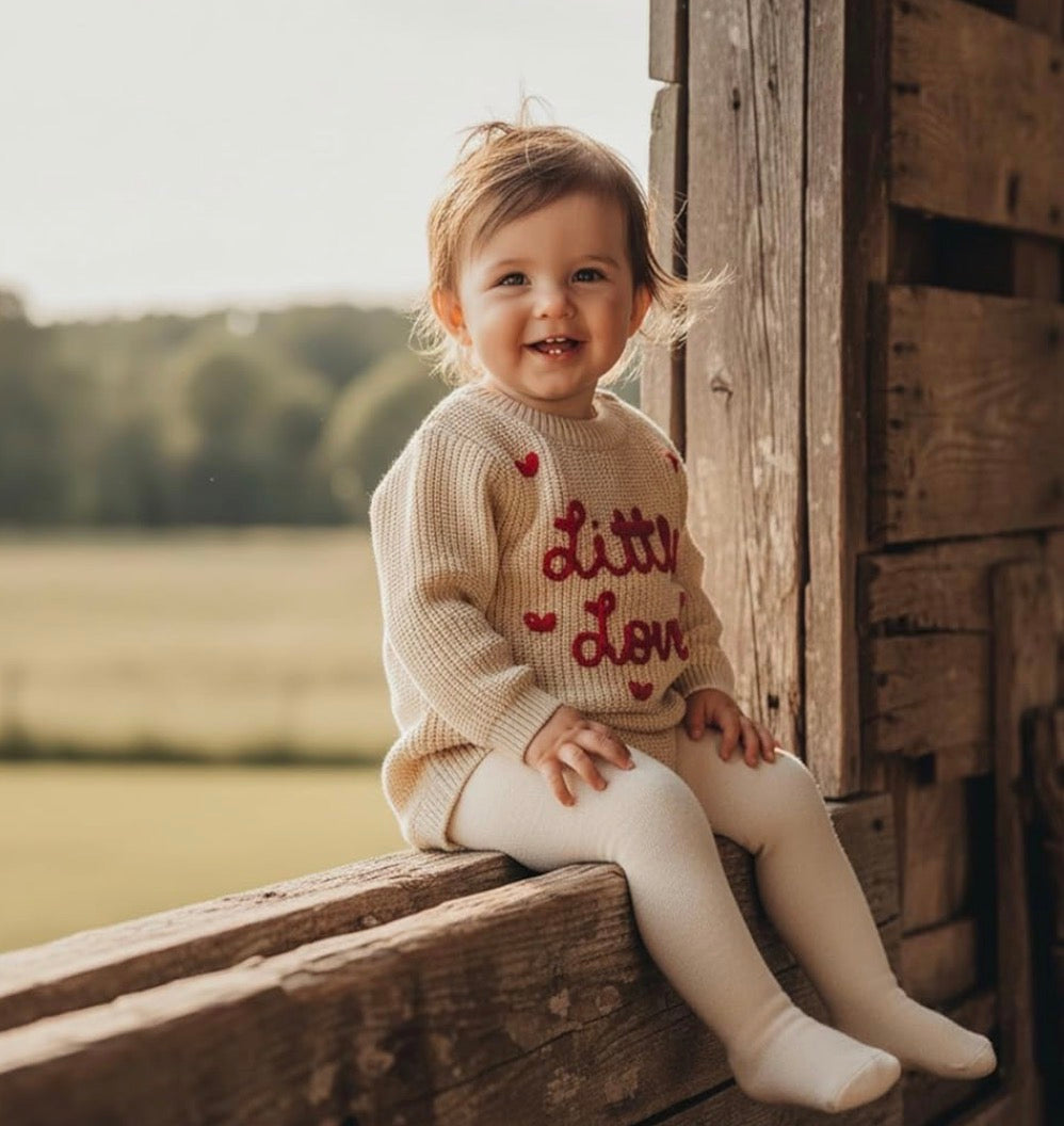 Little Love Knitted baby romper