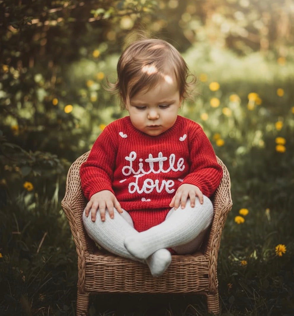 Little Love Knitted baby romper